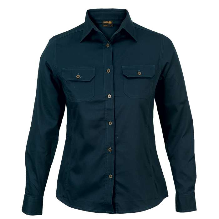 Bush shirt long sleeve - ladies