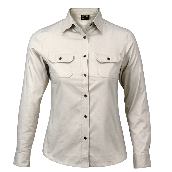 Bush shirt long sleeve - ladies