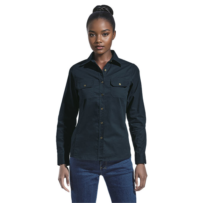 Bush shirt long sleeve - ladies