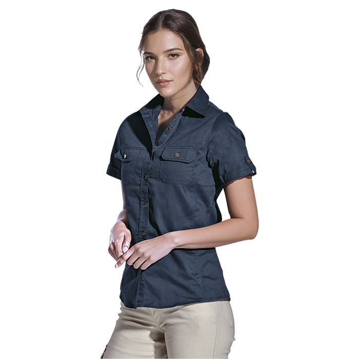 Bush shirt short sleeve - ladies
